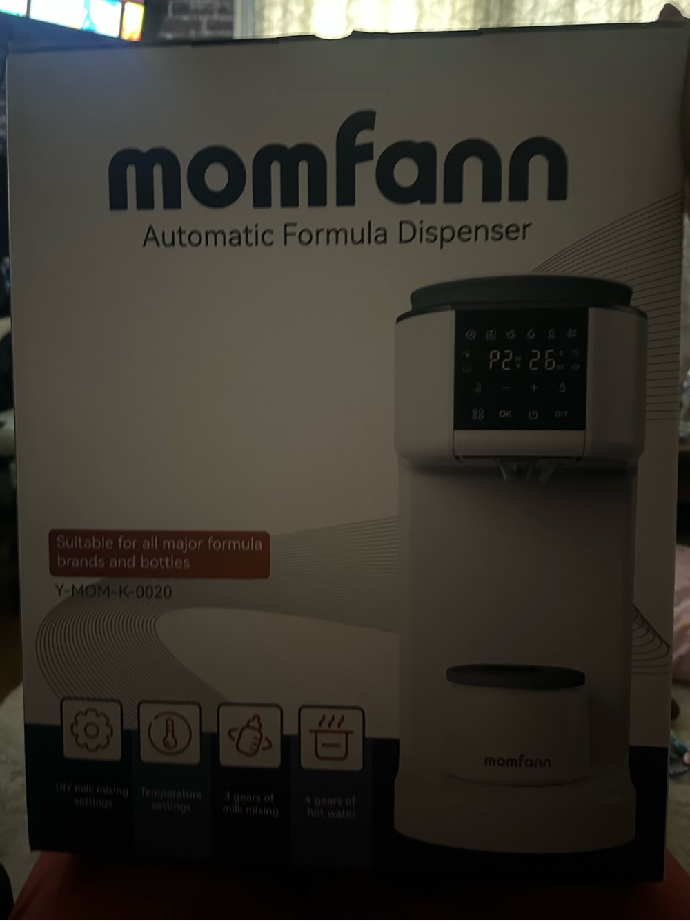 momfann Automatic Formula Dispenser in White